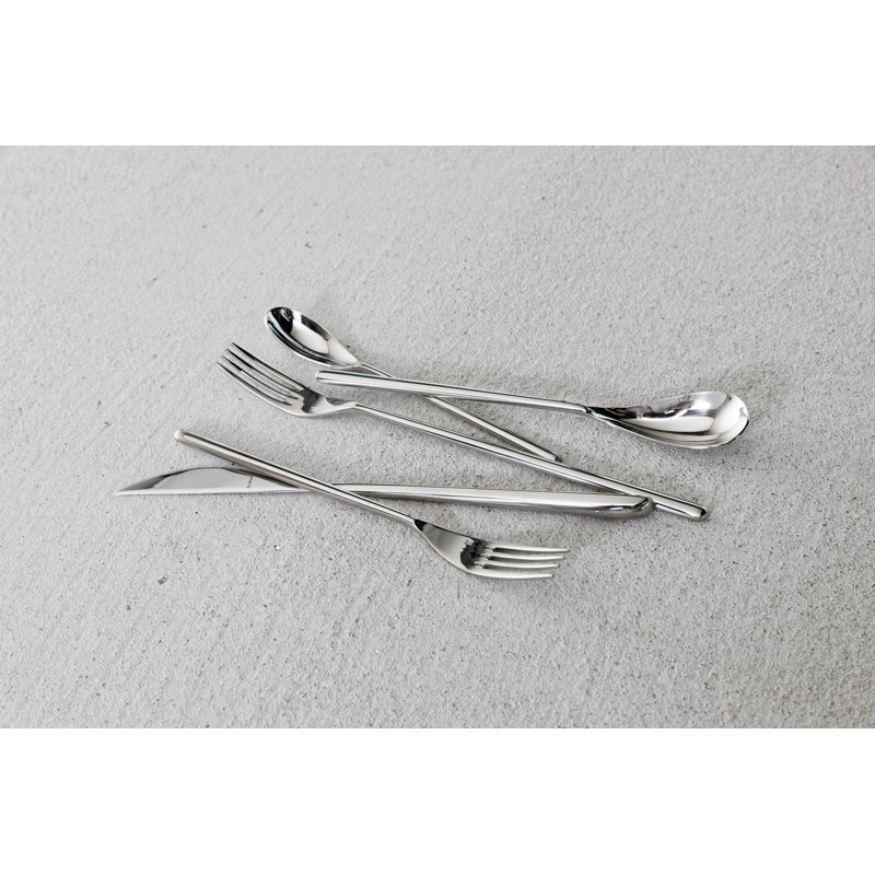 Fortessa Dragonfly 20 Piece 18/10 Stainless Steel Flatware Set